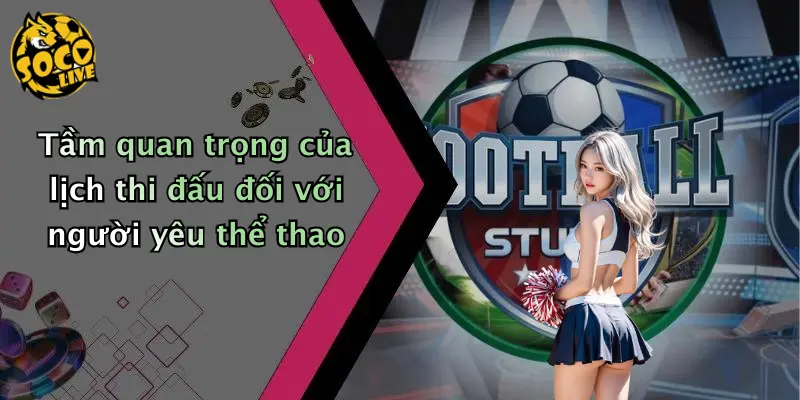 Tầm quan trọng của lịch thi đấu đối với người yêu thể thao