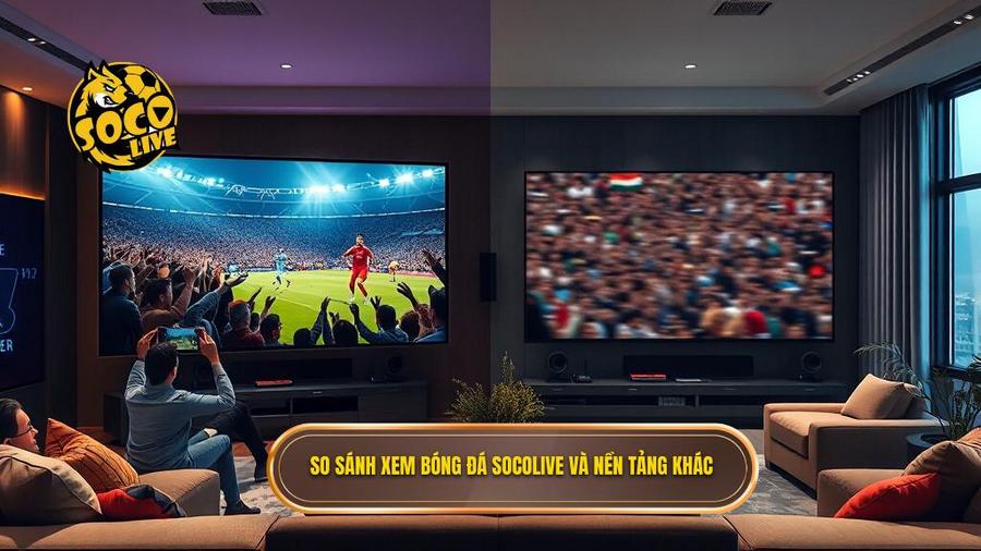 Bảng so sánh trải nghiệm xem bóng đá tại Socolive và các nền tảng khác