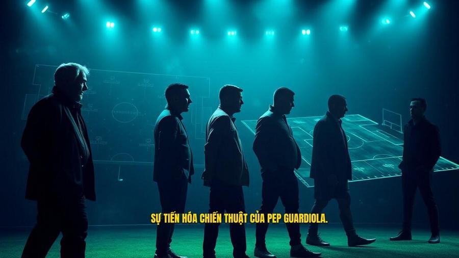 Sự tiến hóa qua các thời kỳ của chiến thuật Pep Guardiola