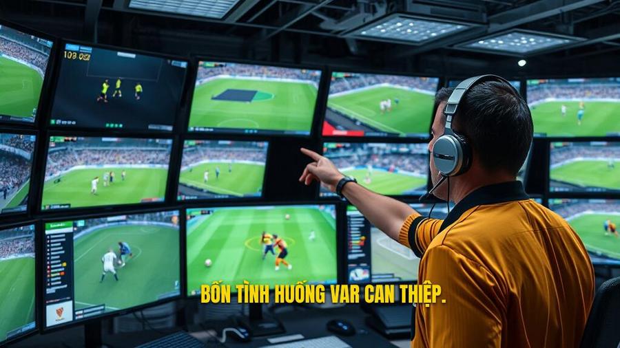 Bốn trường hợp VAR được phép can thiệp