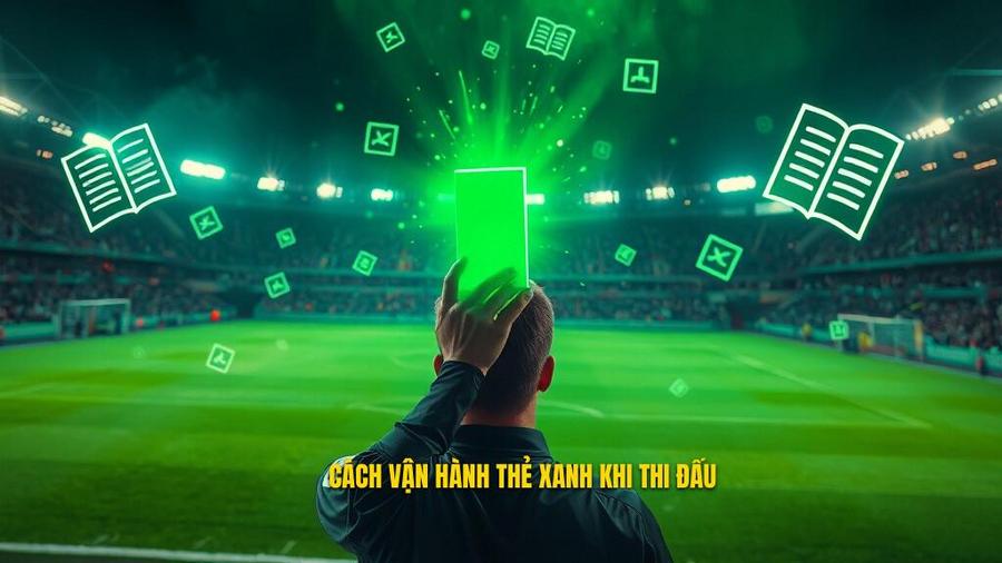 Quy tắc vận hành của thẻ xanh trong trận đấu