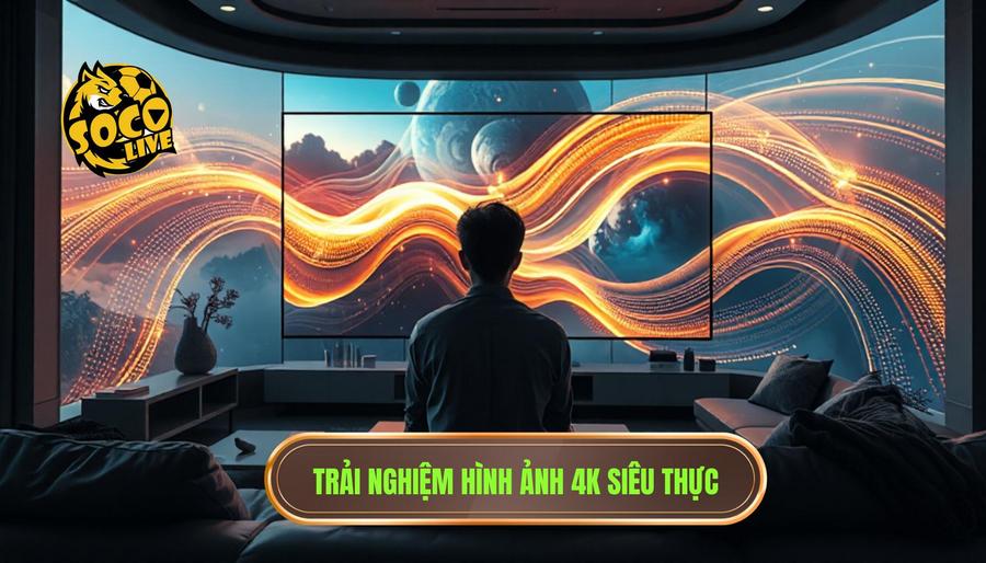 Trải nghiệm hình ảnh và âm thanh chuẩn 4K siêu thực