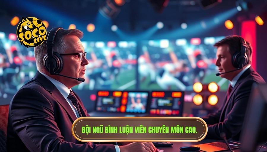 Đội ngũ bình luận viên "mặn mà" và chuyên môn cao