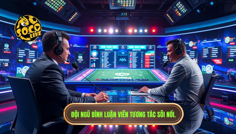 Đội ngũ bình luận viên và nội dung tương tác